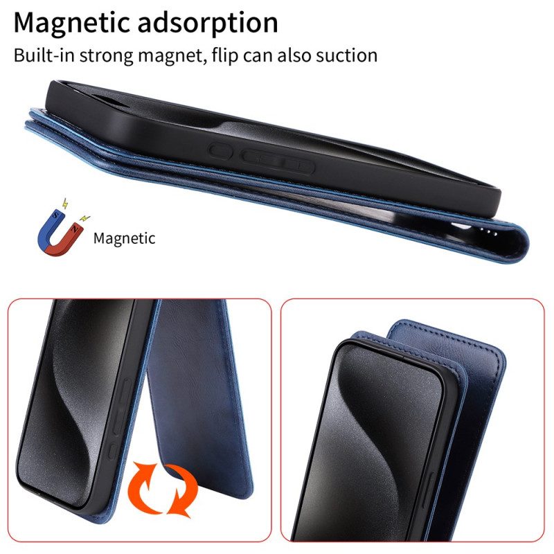 Hülle Für Xiaomi 15 Magnetische Vertikale Klapphülle