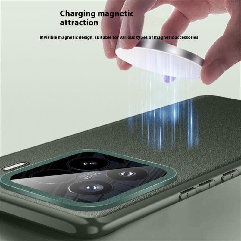 Hülle Für Xiaomi 15 Magsafe-kompatible Lederoptik