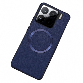 Hülle Für Xiaomi 15 Magsafe-kompatibles Kunstleder Mit Struktur