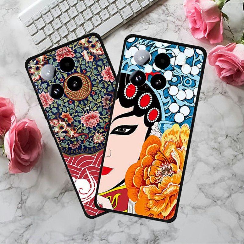 Hülle Für Xiaomi 15 Schwarz-orientalisches Motiv