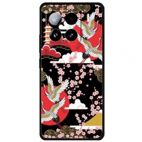 Hülle Für Xiaomi 15 Vier Kraniche Im Flug