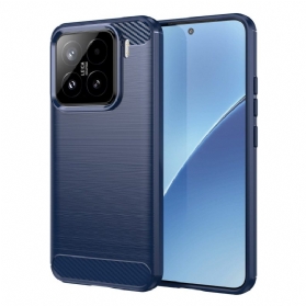 Hülle Xiaomi 15 Handyhülle Gebürstete Carbonfaser