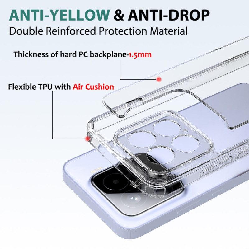 Hülle Xiaomi 15 Handyhülle Transparenter Stoßfester Schutz