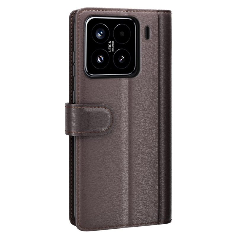 Lederhüllen Für Xiaomi 15 Echtleder