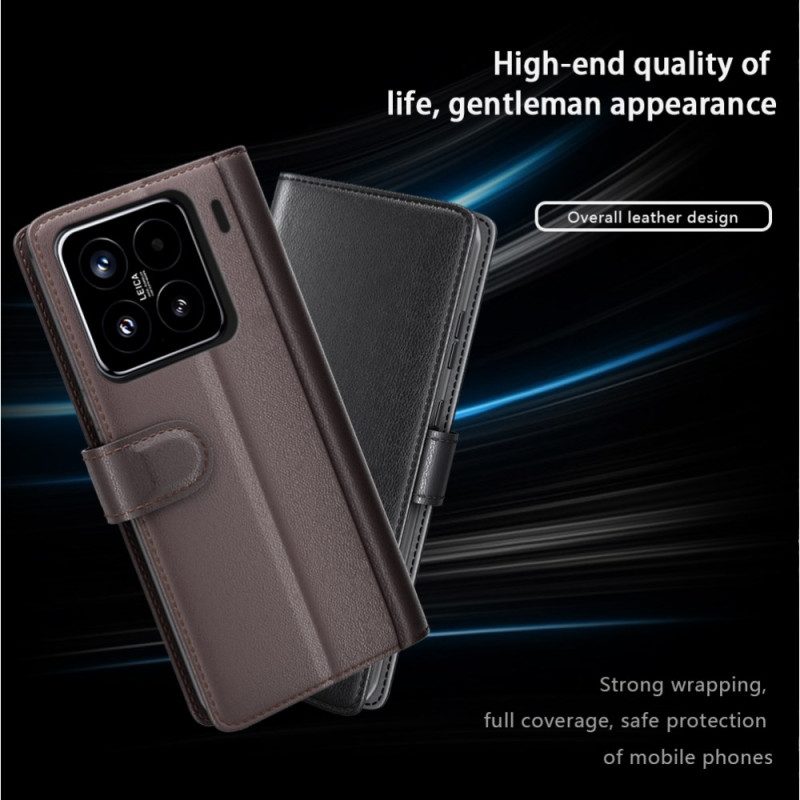 Lederhüllen Für Xiaomi 15 Echtleder