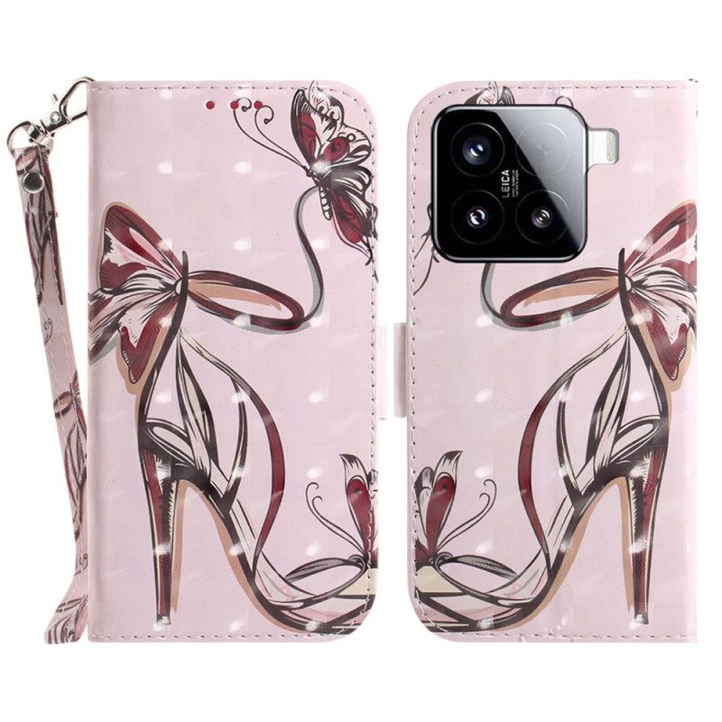 Lederhüllen Für Xiaomi 15 Pumps Mit Lanyard