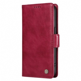 Lederhüllen Für Xiaomi 15 Yikatu Retro-effekt