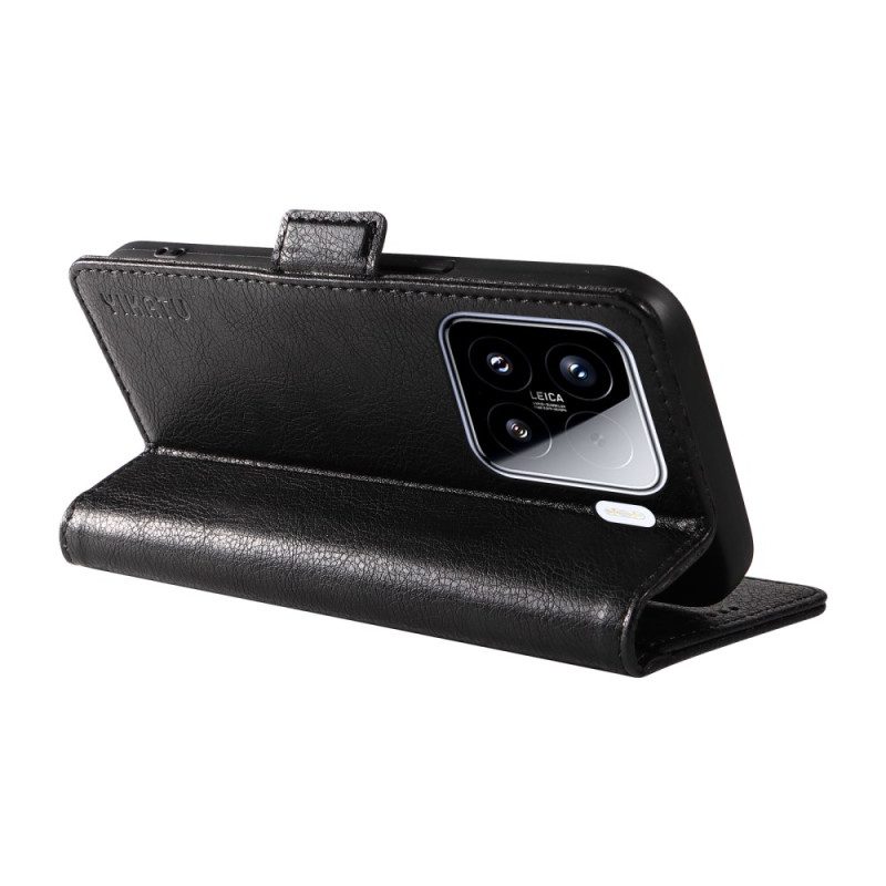 Lederhüllen Für Xiaomi 15 Yikatu Retro-effekt