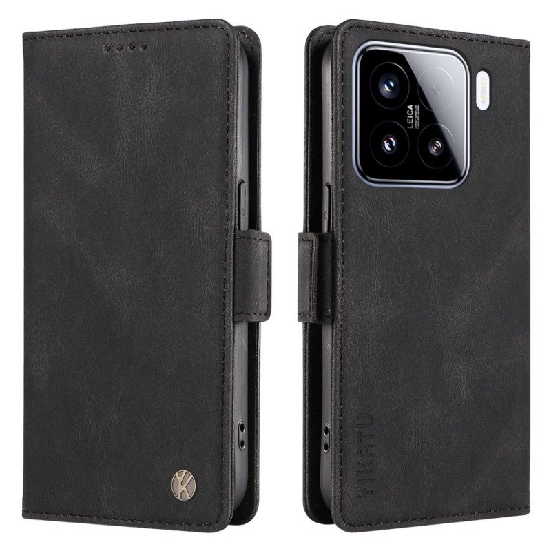 Lederhüllen Xiaomi 15 Handyhülle Ykatu Wildleder-effekt