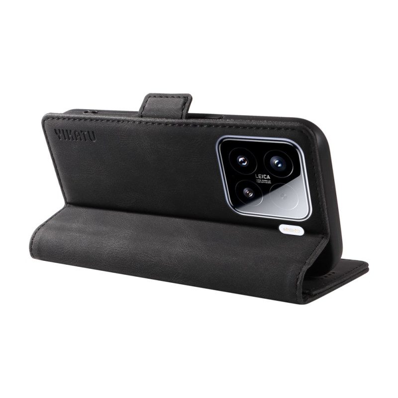 Lederhüllen Xiaomi 15 Handyhülle Ykatu Wildleder-effekt