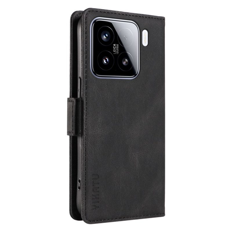 Lederhüllen Xiaomi 15 Handyhülle Ykatu Wildleder-effekt