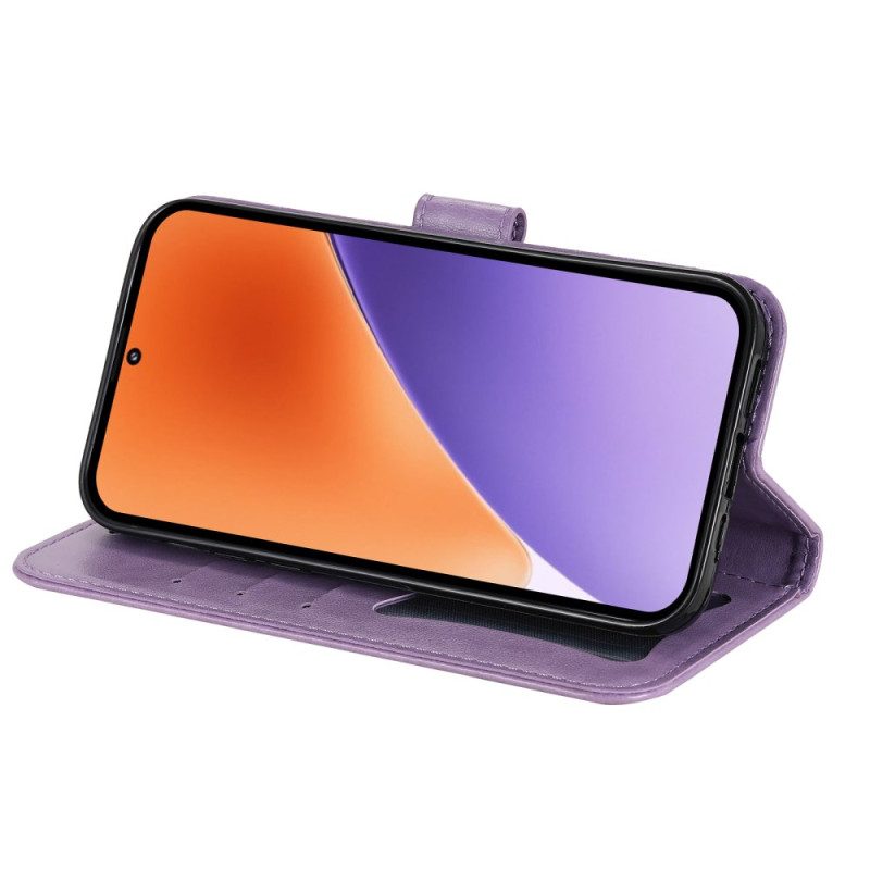 Lederhüllen Xiaomi 15 Mandala-print