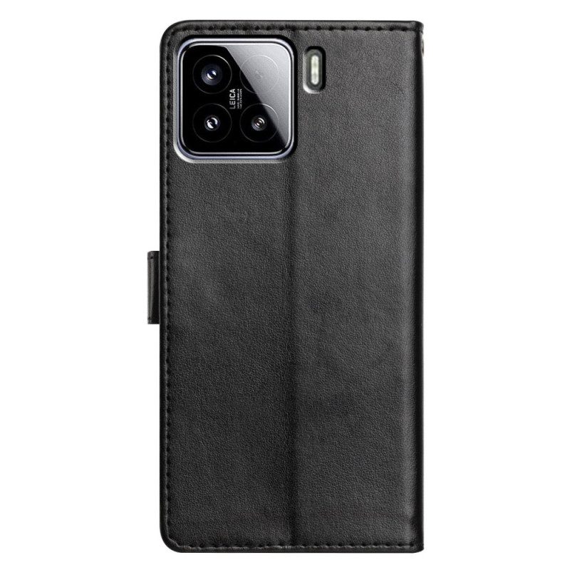 Lederhüllen Xiaomi 15 Schlichtes Kunstlederarmband