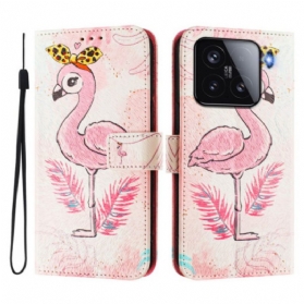Lederhüllen Xiaomi 15 Vogelmotiv