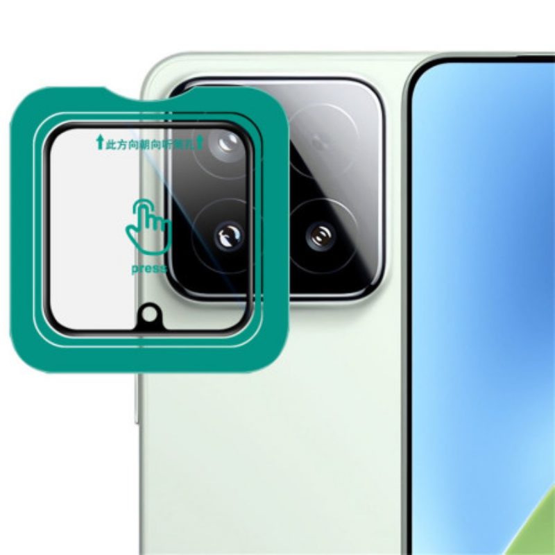 Linsenschutz Aus Gehärtetem Glas Für Xiaomi 15 Mit Selbstpositionierendem Rahmen