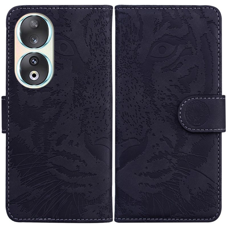 Lederhüllen Für Honor 90 Tiger-fußabdruck