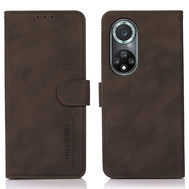 Lederhüllen Für Huawei Nova 9 Pro Khazneh Modischer Ledereffekt