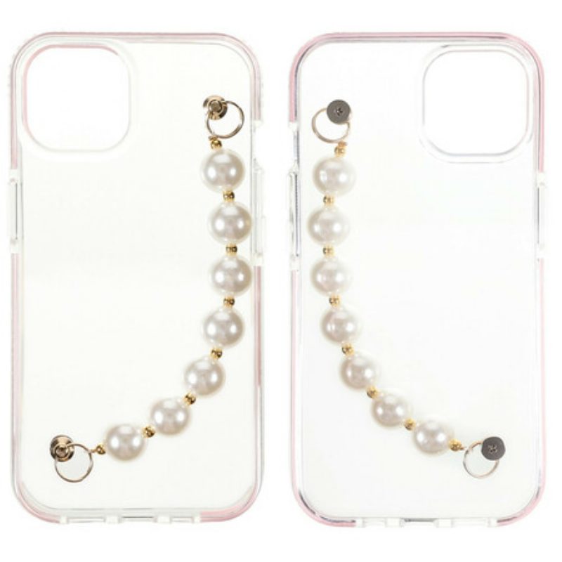 Hülle Für iPhone 13 Mini Silikon-armbandperlen