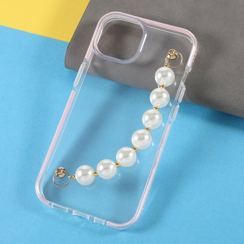 Hülle Für iPhone 13 Mini Silikon-armbandperlen