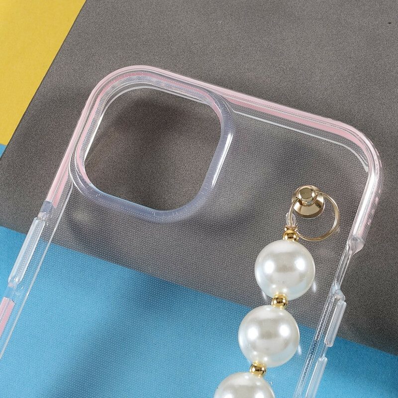 Hülle Für iPhone 13 Mini Silikon-armbandperlen