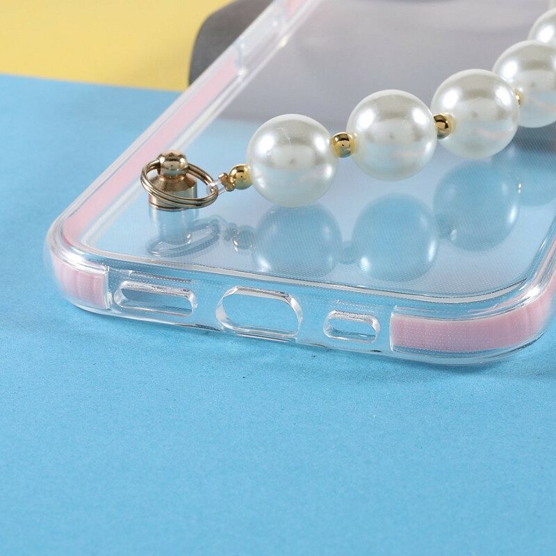 Hülle Für iPhone 13 Mini Silikon-armbandperlen