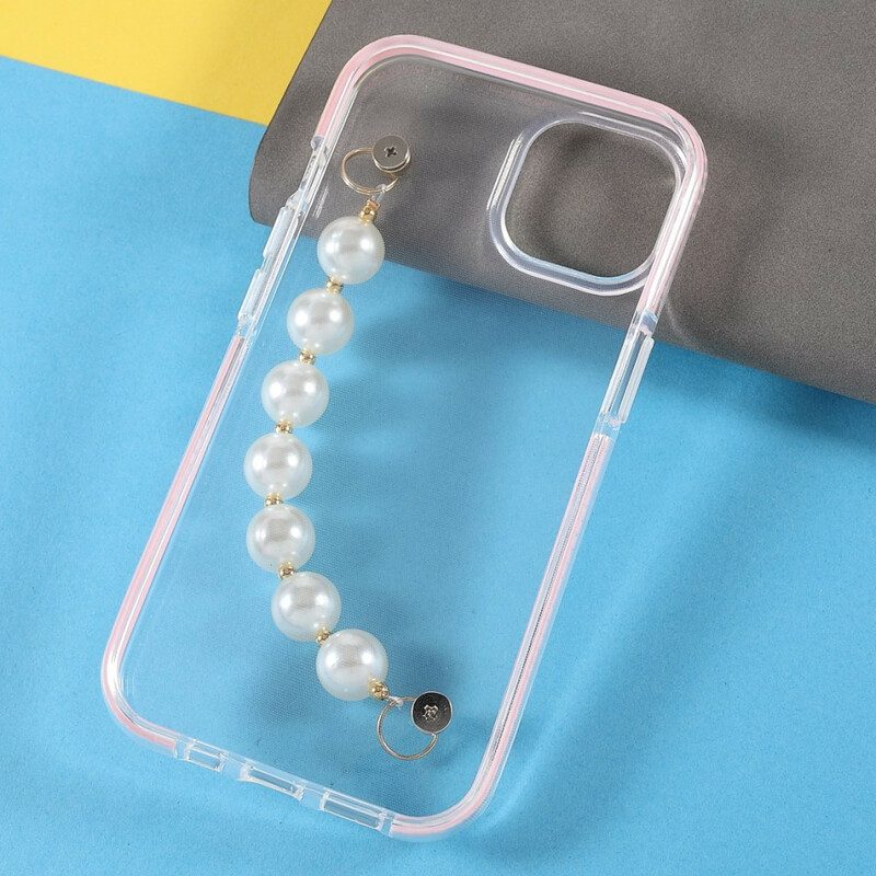 Hülle Für iPhone 13 Mini Silikon-armbandperlen