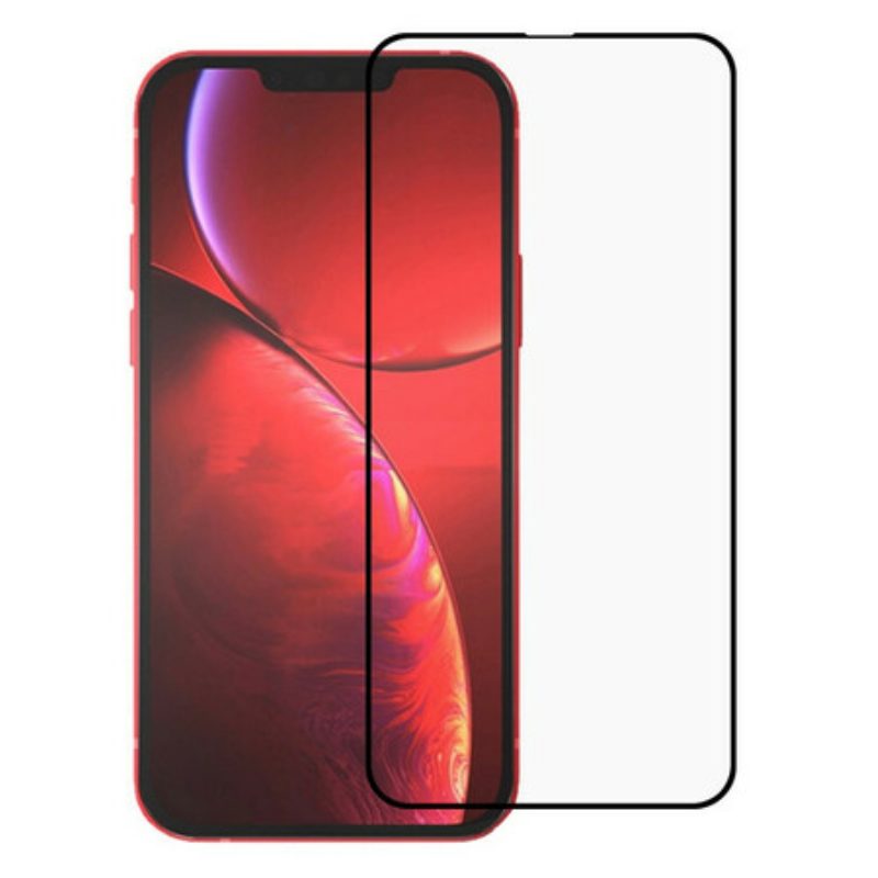 iPhone 13 Mini Displayschutzfolie Aus Gehärtetem Glas Mit Schwarzen Kanten