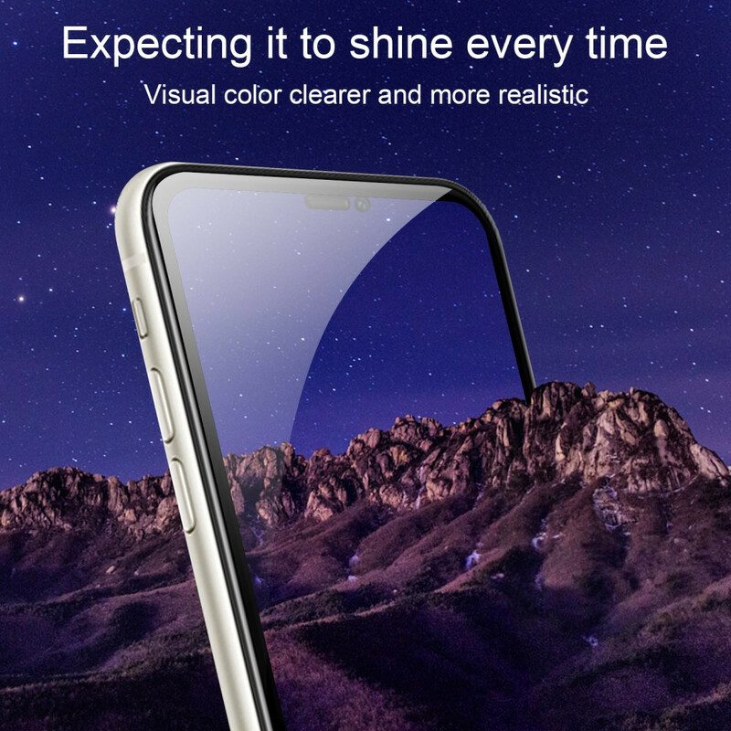 iPhone 13 Mini Displayschutzfolie Aus Gehärtetem Glas Mit Schwarzen Kanten