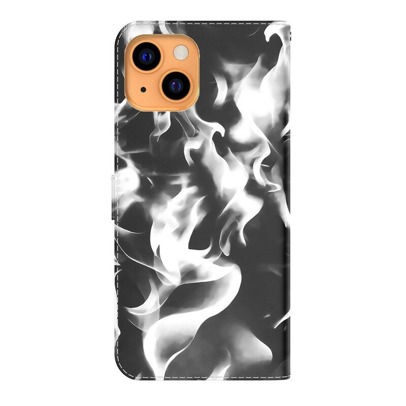 Lederhüllen Für iPhone 13 Mini Abstraktes Muster