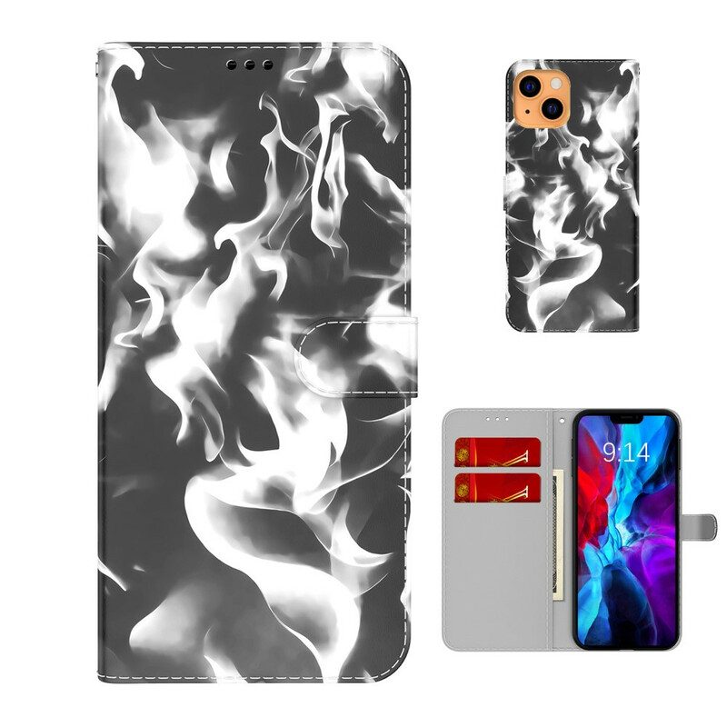 Lederhüllen Für iPhone 13 Mini Abstraktes Muster