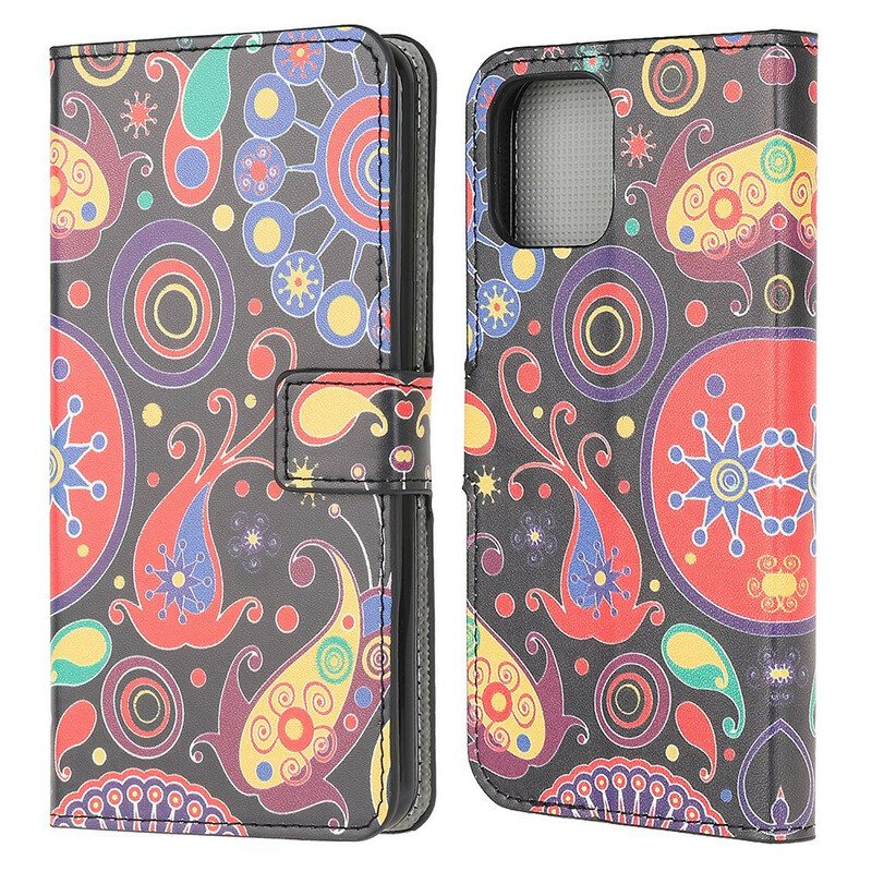 Lederhüllen Für iPhone 13 Mini Galaxy-design