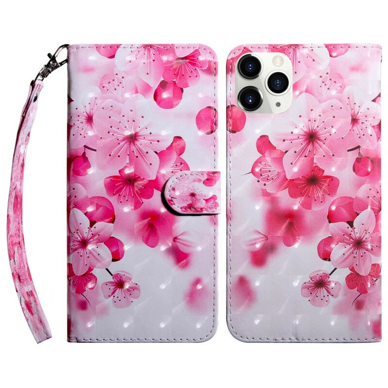 Lederhüllen Für iPhone 13 Mini Lichtpunktblumen Blühen