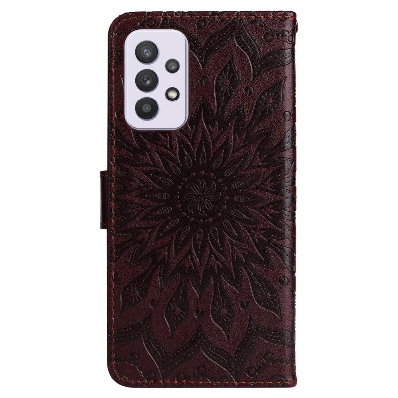 Flip Case Für Samsung Galaxy A33 5G Sonnenblume