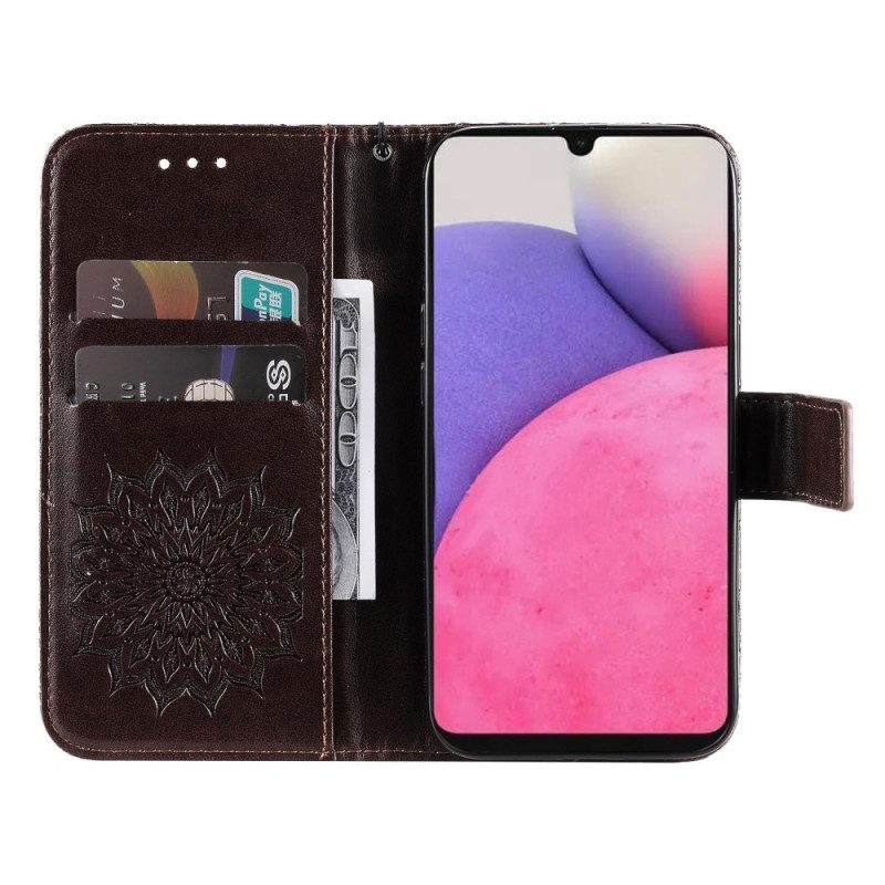 Flip Case Für Samsung Galaxy A33 5G Sonnenblume