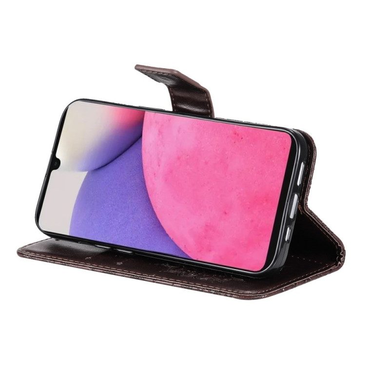 Flip Case Für Samsung Galaxy A33 5G Sonnenblume