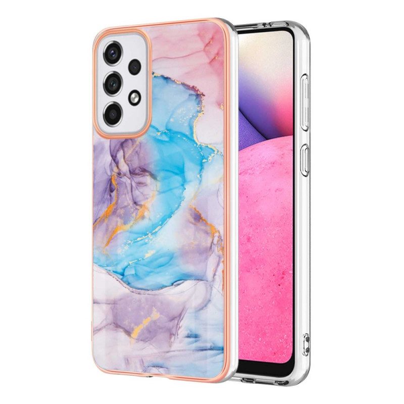 Hülle Für Samsung Galaxy A33 5G Marmor Ablehnen