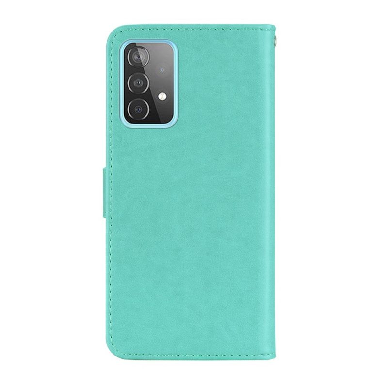 Lederhüllen Für Samsung Galaxy A33 5G Mandala-eule