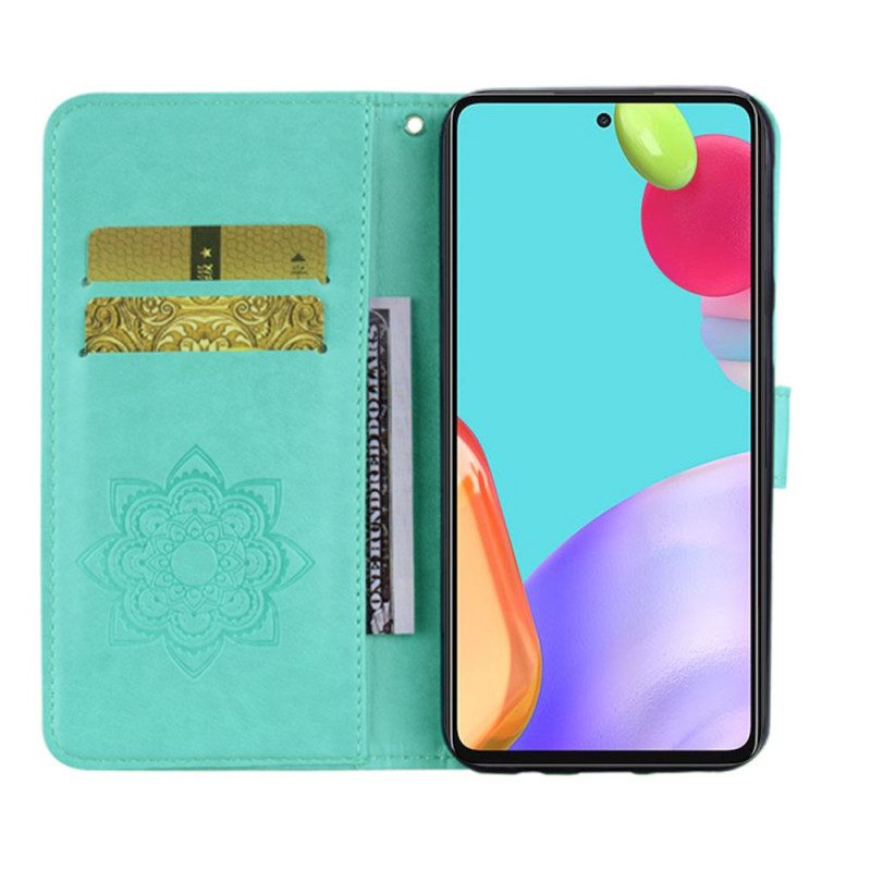 Lederhüllen Für Samsung Galaxy A33 5G Mandala-eule
