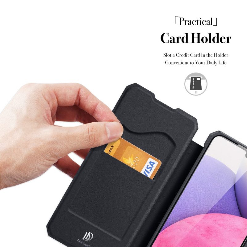 Schutzhülle Für Samsung Galaxy A33 5G Flip Case Haut X-serie Dux Ducis