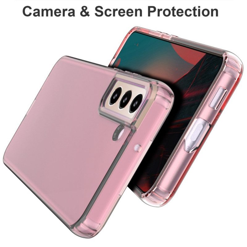 Handyhülle Für Samsung Galaxy S22 5G Farbig Transparent