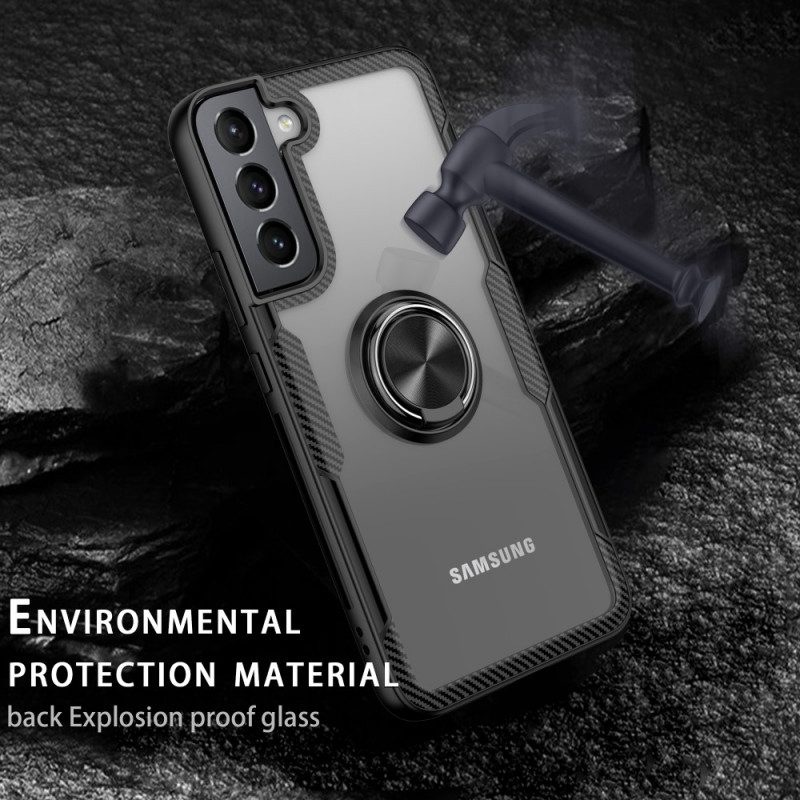 Hülle Für Samsung Galaxy S22 5G Ringstützende Eleganz