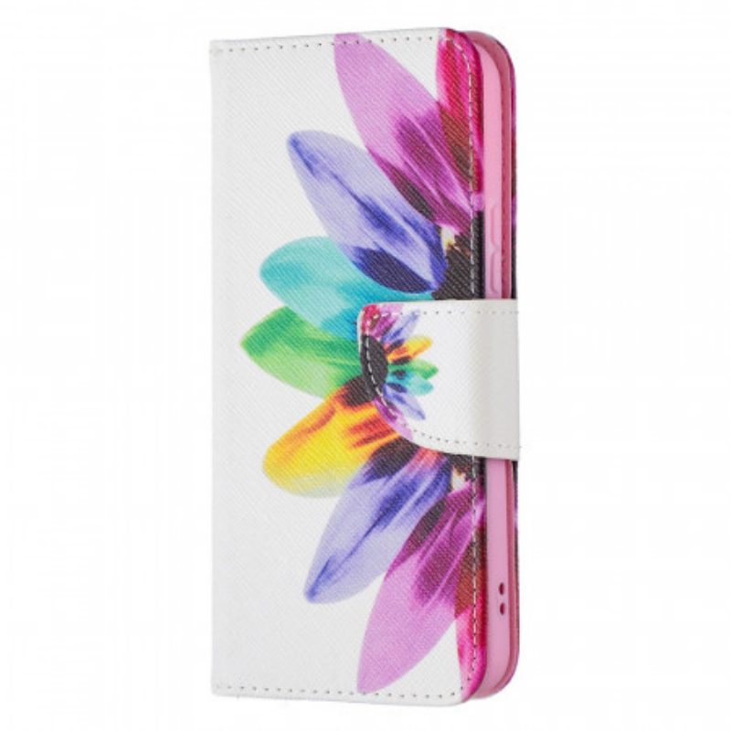 Lederhüllen Für Samsung Galaxy S22 5G Aquarellblume