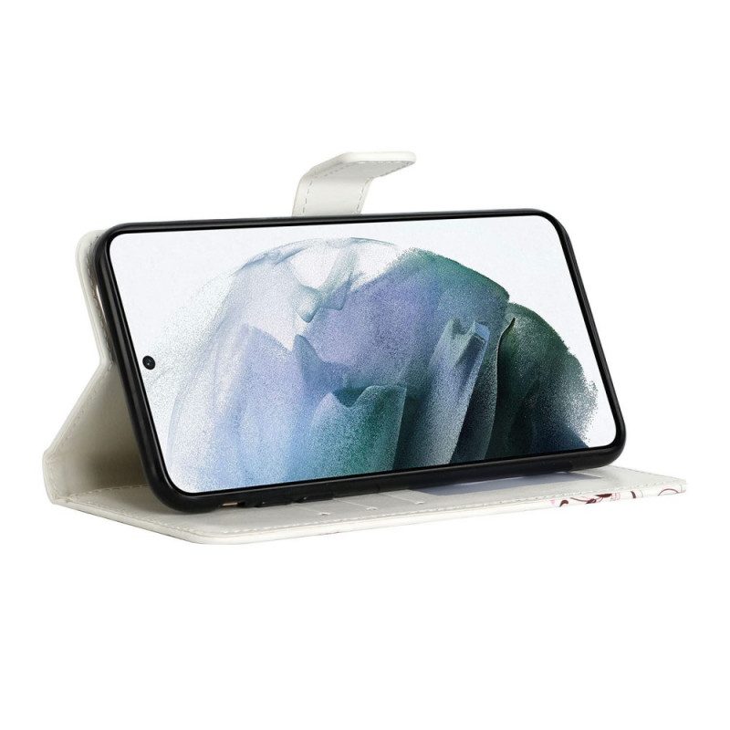 Lederhüllen Für Samsung Galaxy S22 5G Flug Der Schmetterlinge