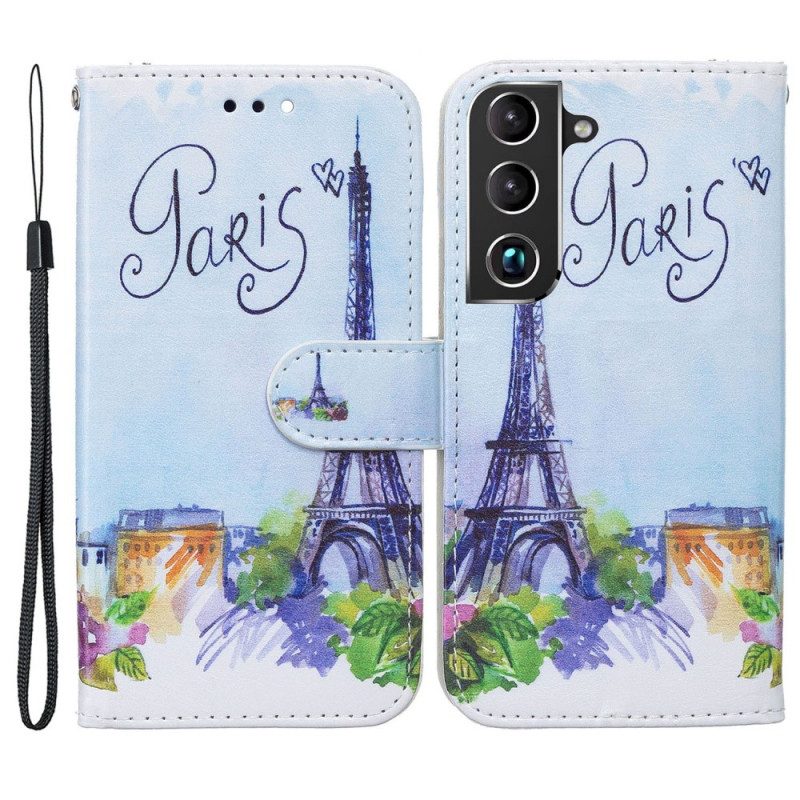 Lederhüllen Für Samsung Galaxy S22 5G Malerei Paris