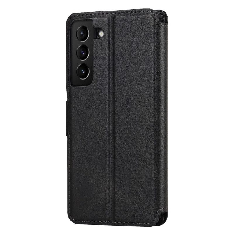 Lederhüllen Für Samsung Galaxy S22 5G Matter Vintage-ledereffekt