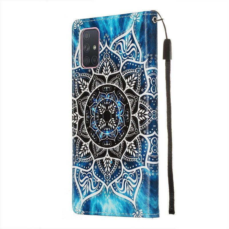 Lederhüllen Für Samsung Galaxy A71 Mandala Im Himmel