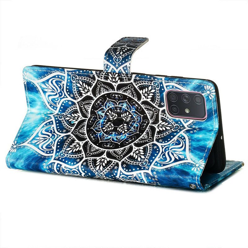 Lederhüllen Für Samsung Galaxy A71 Mandala Im Himmel