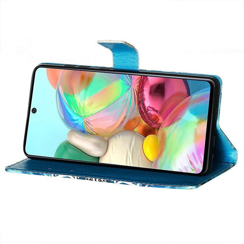 Lederhüllen Für Samsung Galaxy A71 Mandala Im Himmel