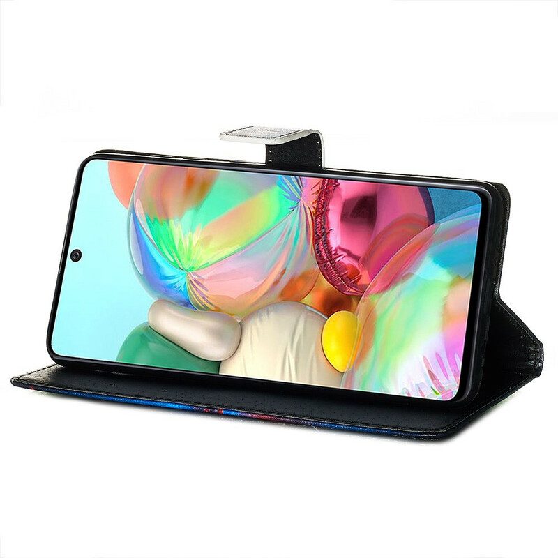 Lederhüllen Für Samsung Galaxy A71 Nachttiger