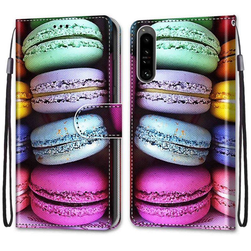Lederhüllen Für Sony Xperia 1 IV Macarons